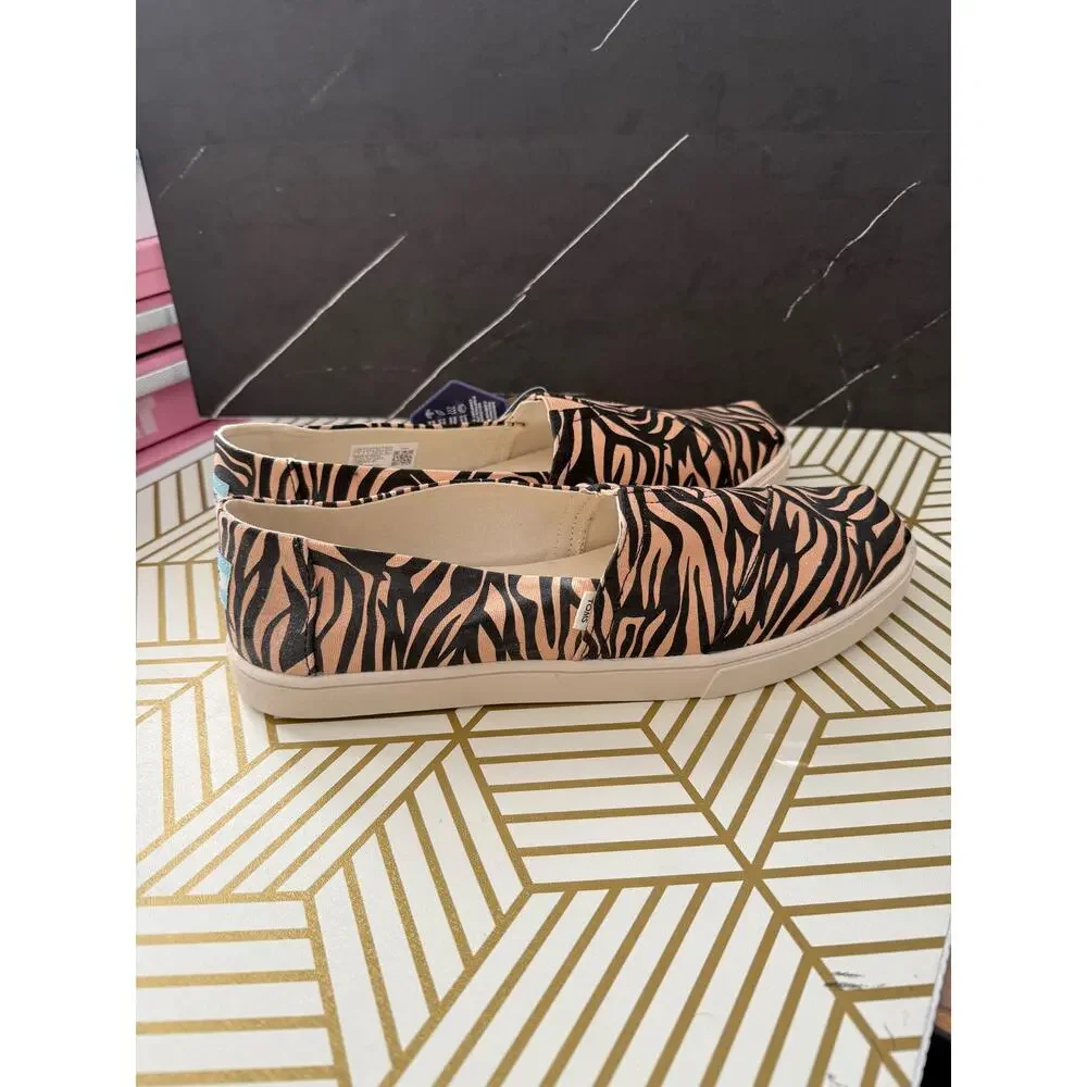 TOMS Women's Alpargata Plus Animal Print Ortholite | Size 11